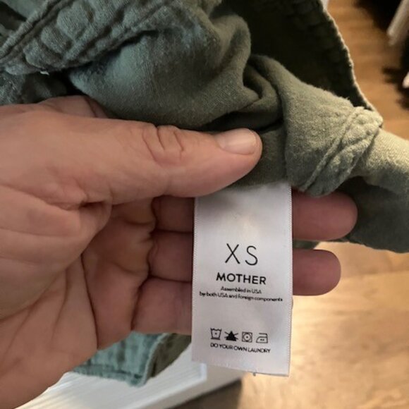 Mother Green Long Sleeve Button Up Shirt-Size XS - Picture 4 of 8